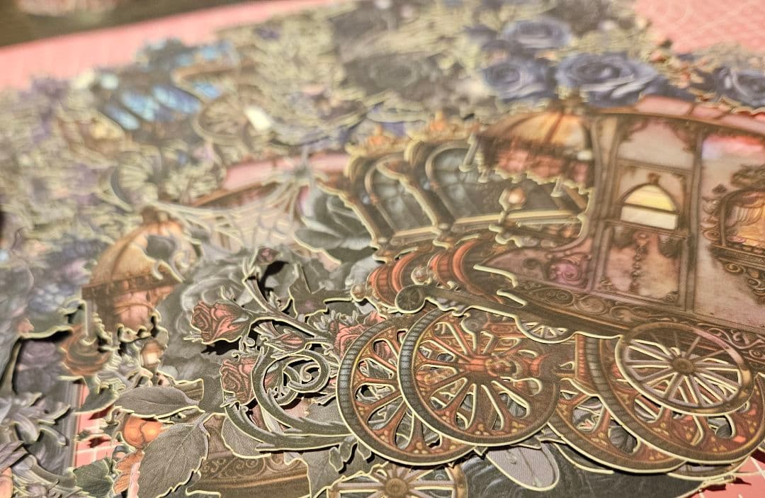 【使用済】nene様 フレーム 7箱セット コラージュ素材