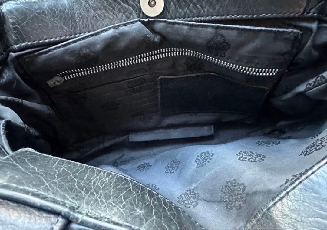 CHROMEHEARTS JJディーン スモール レザーライダースハンドバッグ
