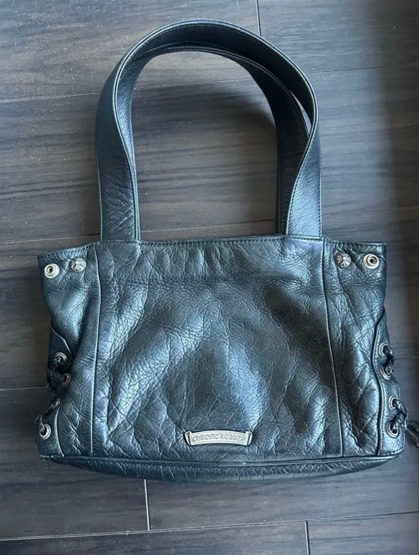 CHROMEHEARTS JJディーン スモール レザーライダースハンドバッグ