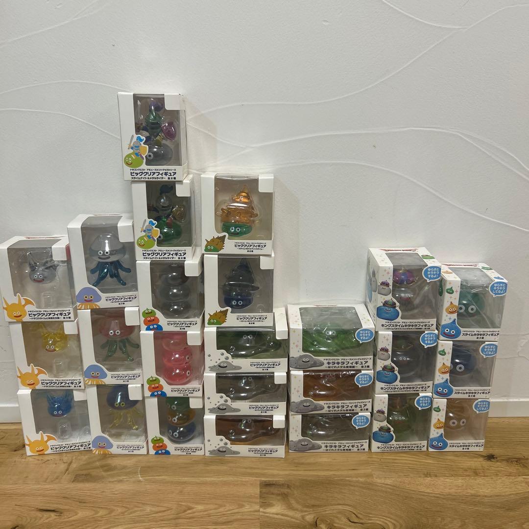 ドラゴンクエスト ビッグクリアフィギュア キラキラフィギュア　25点　。 ドラゴンクエスト ビッグクリアフィギュア キラキラフィギュア 25点