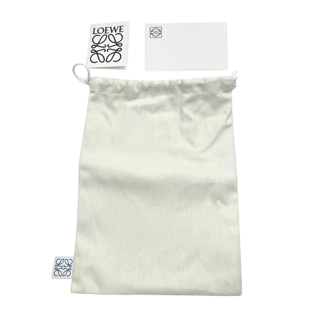 ロエベ　ゲートポケット　ショルダーバッグ　ポシェット　アナグラム　ブラウン