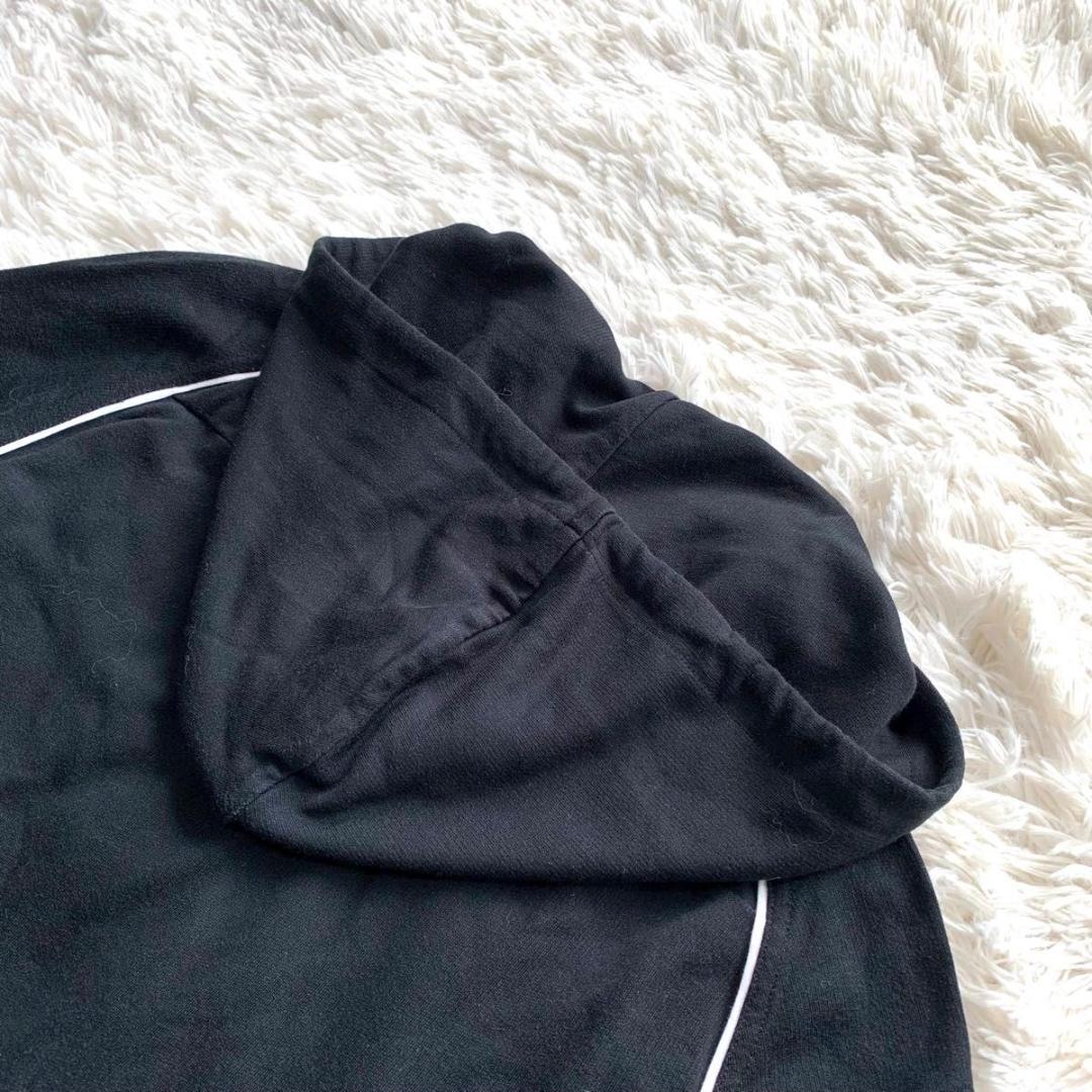 美品 Lサイズ ディオール オム Dior ジップ パーカー シルク ブラック