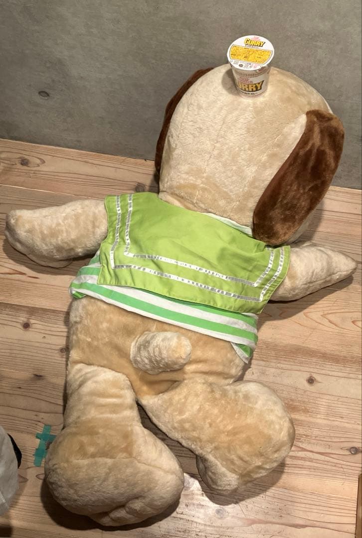 超巨大 約130cm スヌーピー ぬいぐるみ 水兵さん イカリ 希少 特大サイズ