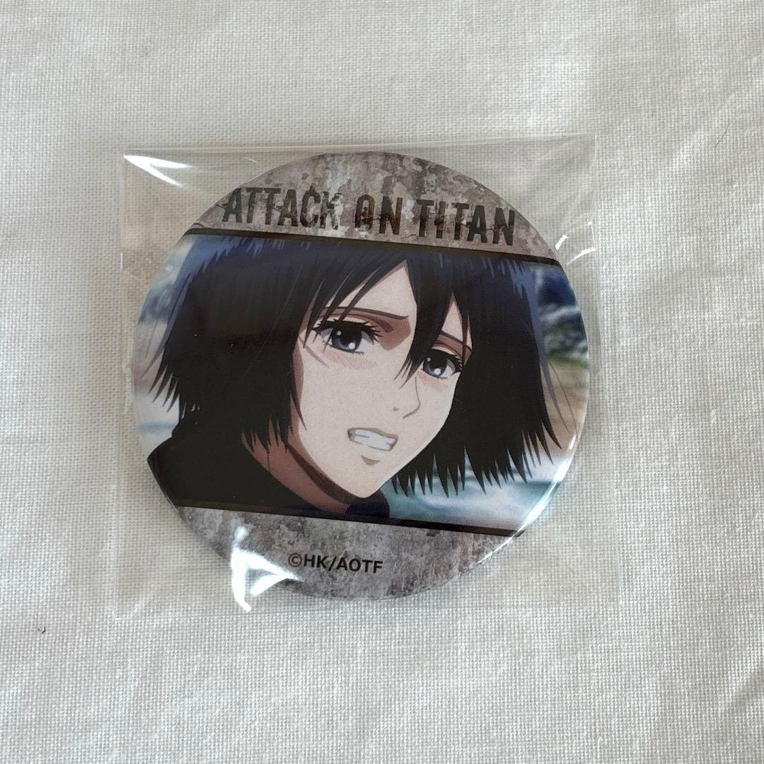 ミカサ 缶バッジ カラオケの鉄人 - メルカリ