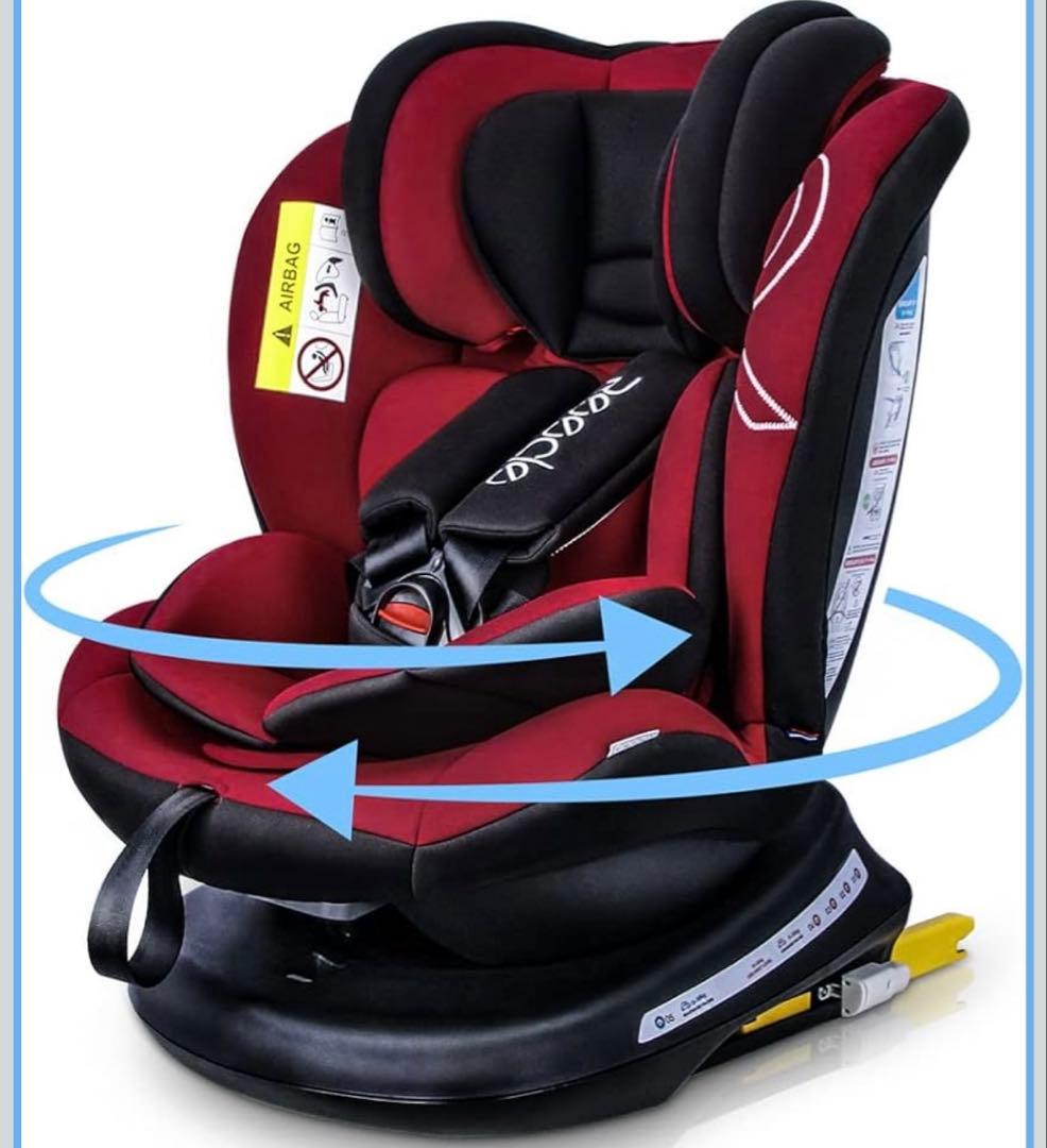 Reecle チャイルドシート 360度回転式新生児-12歳頃ISOFIX対応