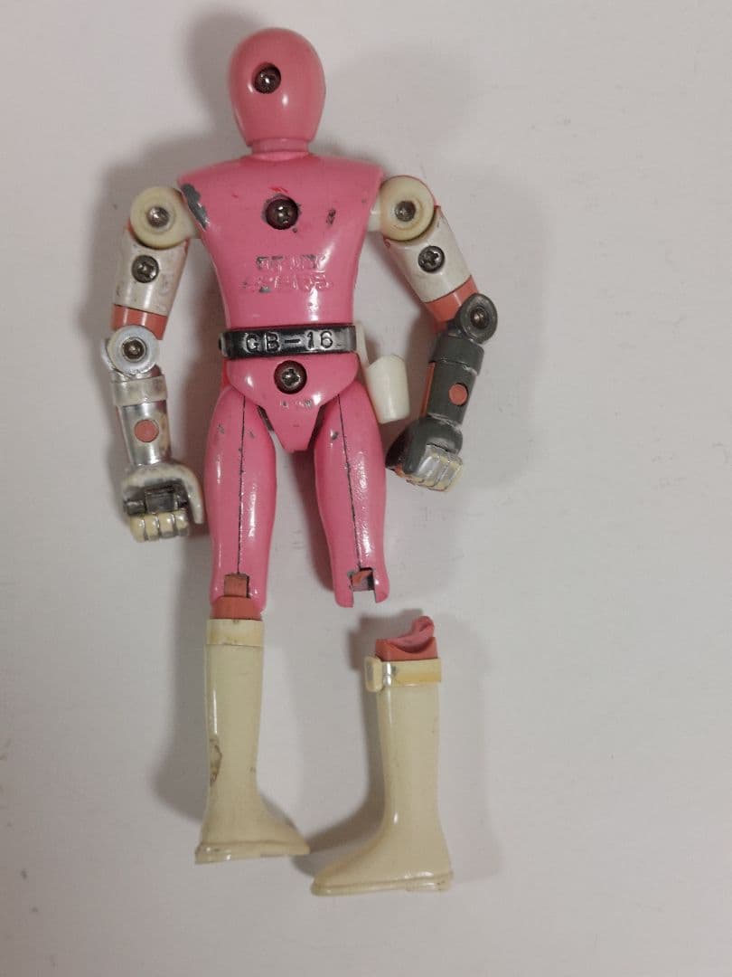 電子戦隊 デンジマン フィギュア GB-16 超合金　全5体　※ピンク右足折れ