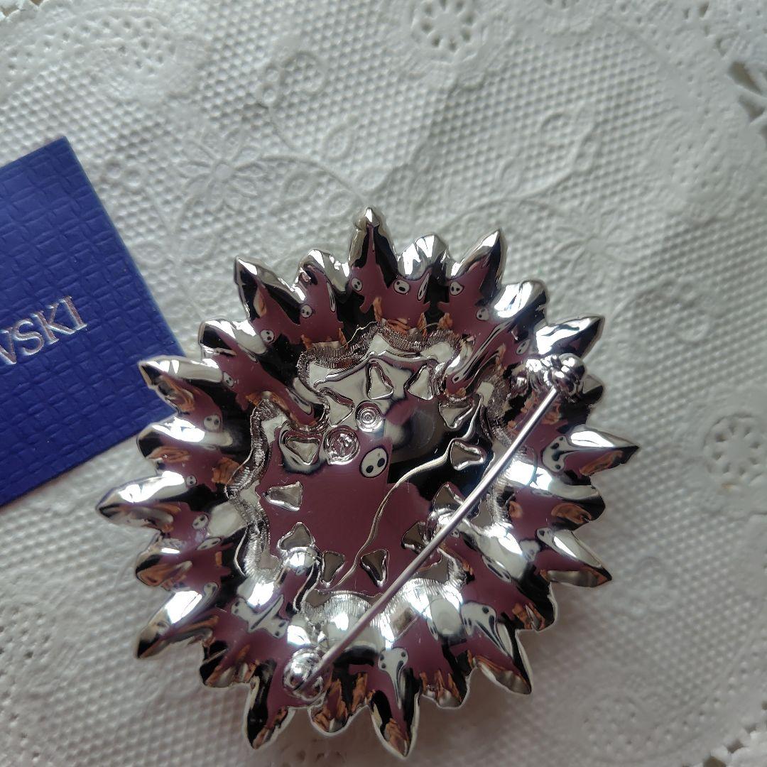 超美品】スワロフスキー◇豪華なクリスタルブローチ - メルカリ