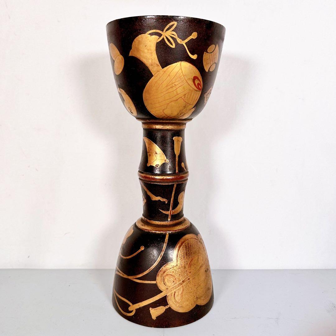 希少】時代和楽器 蒔絵神器紋 鼓太鼓 和太鼓 小鼓 太鼓 蒔絵鼓 伝統