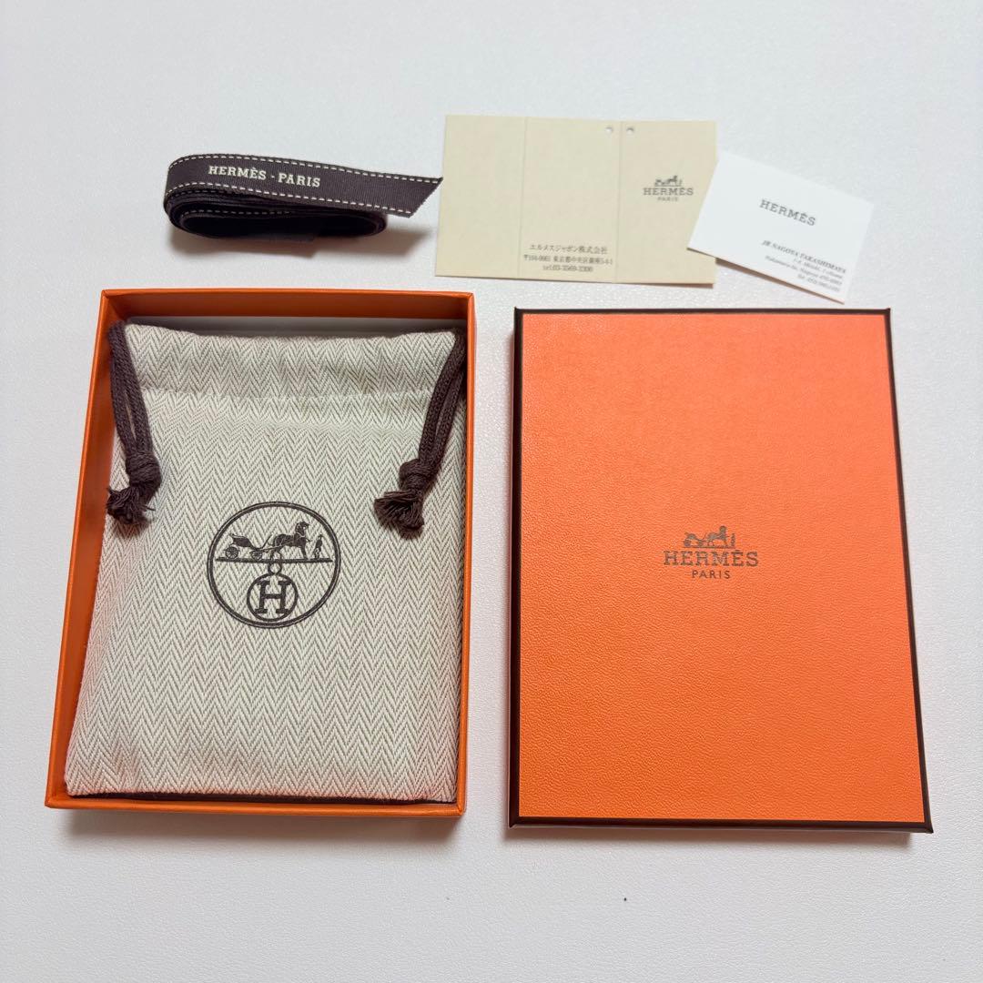 美品 エルメス ネックレスケース 空箱 保存袋 巾着袋 現行品 B - メルカリ