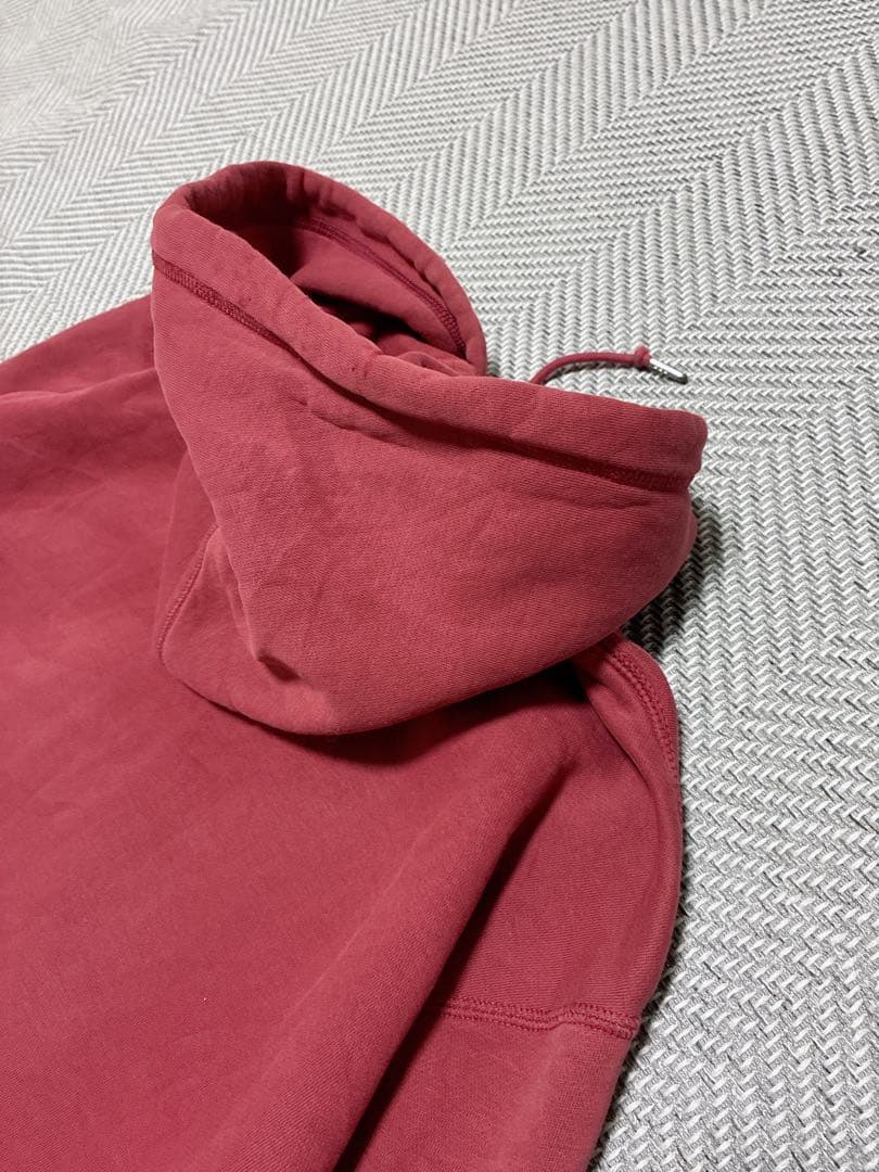 00's OLDNIKE ジップパーカー レッド テック 美品 刺繍 人気色