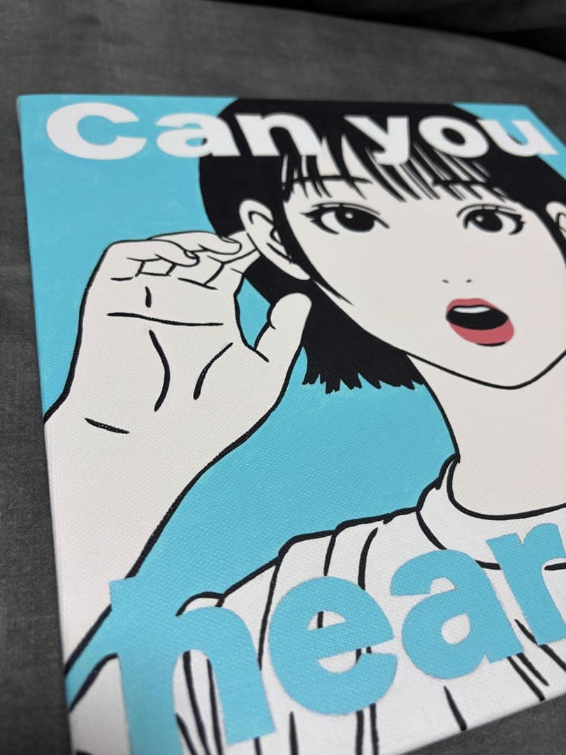 sen 原画 backside works kyne 現代アート キャンバス 美術品