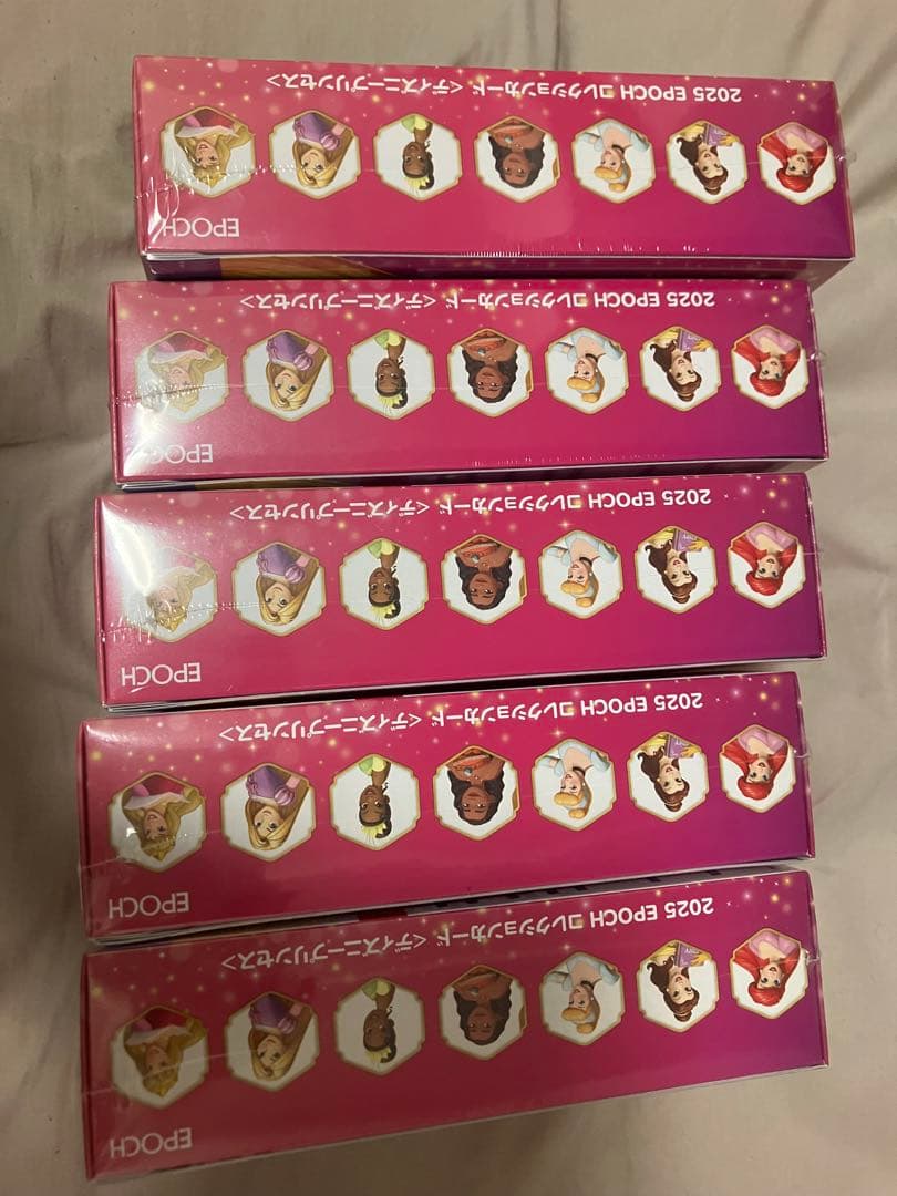EPOCH COLLECTION CARDS ディズニープリンセス 5ボックス