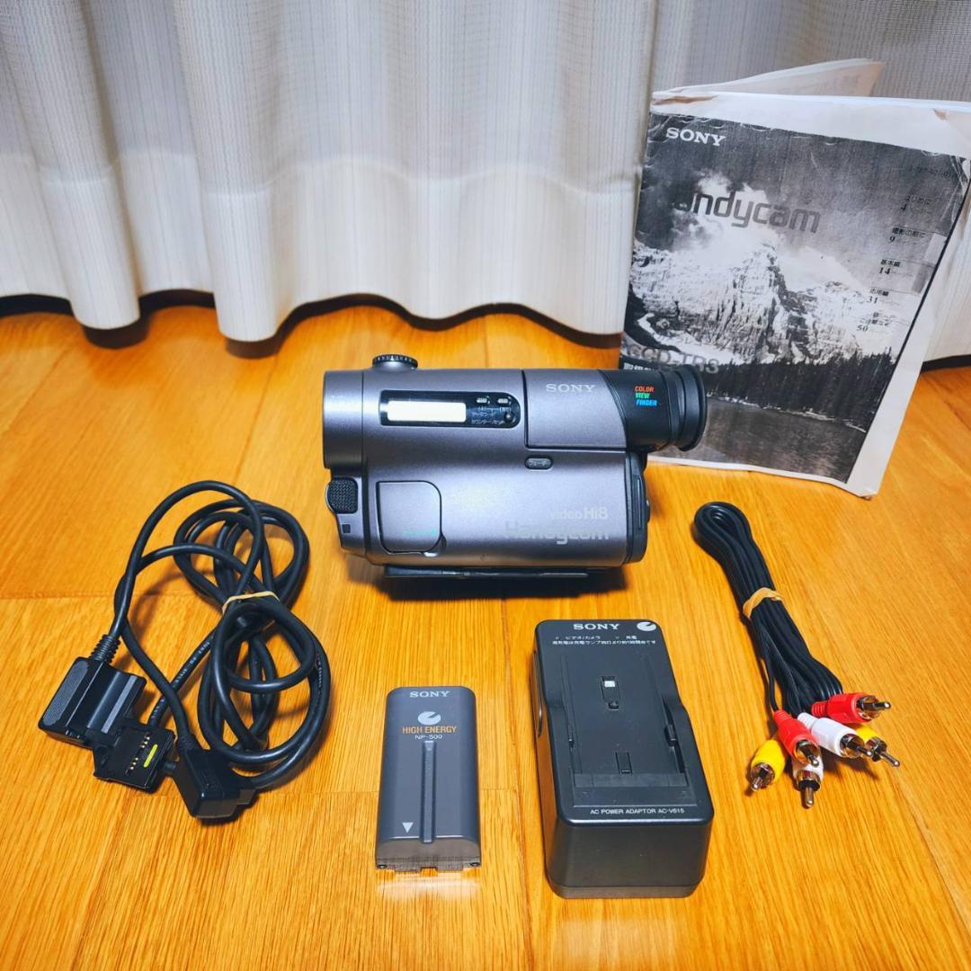 動作確認済】SONY Hi8 高画質 ビデオカメラ CCD-TR3 セット - メルカリ