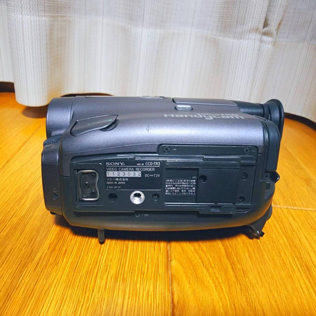 動作確認済】SONY Hi8 高画質 ビデオカメラ CCD-TR3 セット - メルカリ