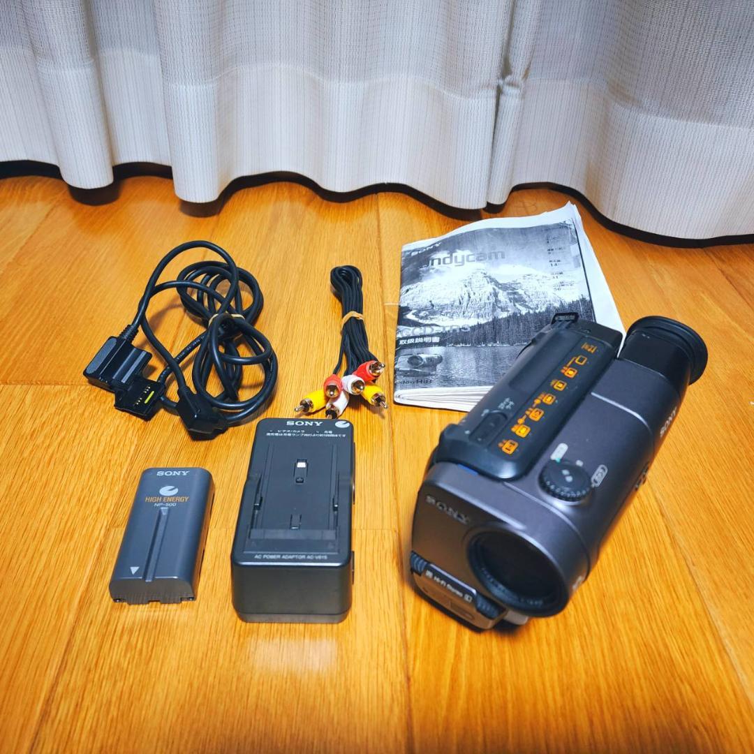 動作確認済】SONY Hi8 高画質 ビデオカメラ CCD-TR3 セット - メルカリ