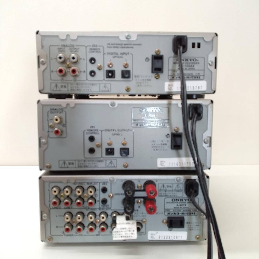 若《FZTJT》ONKYO　A-907X　MD-105AX　G705X他　セット