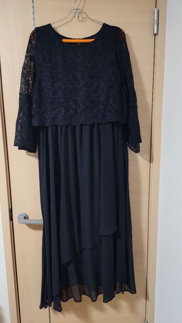 パーティードレス 結婚式 ロング丈(4L) AddRouge（アッドルージュ） 【洗える】 フォーマル パーティードレス