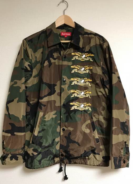 ⭐︎超希少⭐︎SUPREME 15fw アーチロゴ コーチジャケット 迷彩 カモ