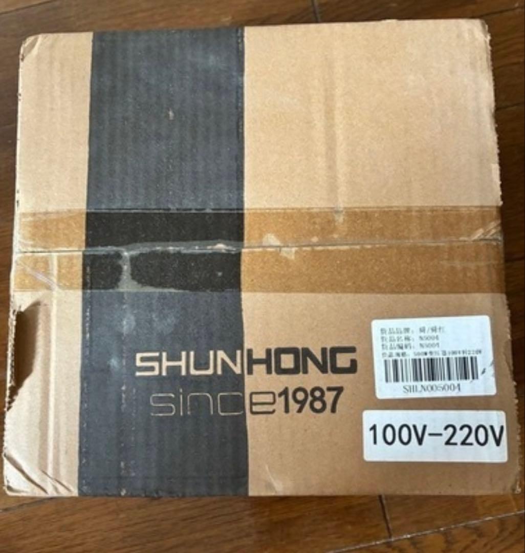 SHUNHONG N5004 500W 変圧器 100V-→220V