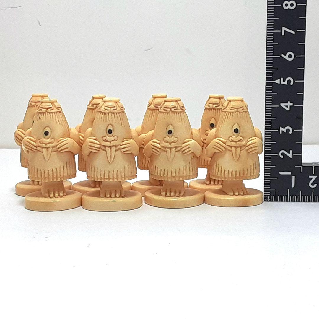 Y1239 最高級品 天然素材 妖怪造形彫刻 駒 30体 根付 在銘有