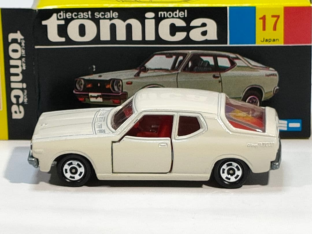 黒箱トミカ 17　日産チェリーFⅡ 1400クーペGX　美品　日本製　デッド