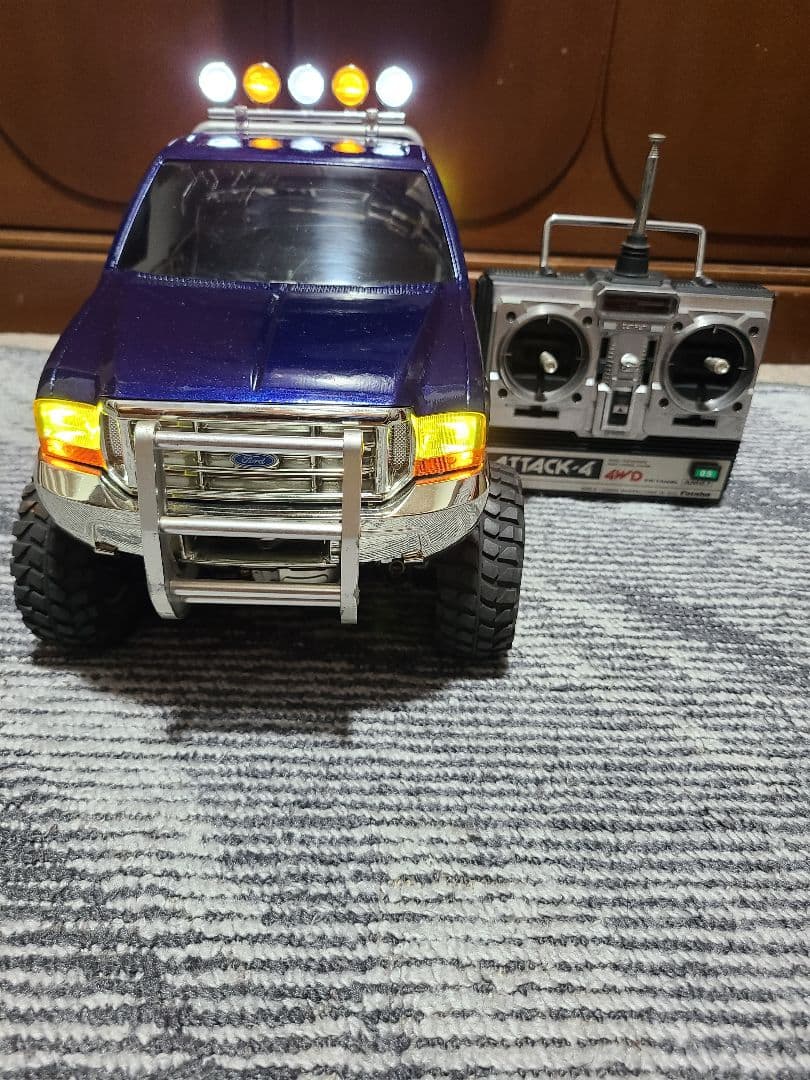 タミヤ フォードF350 ハイリフト電動RCカー プロポ、ライトユニット