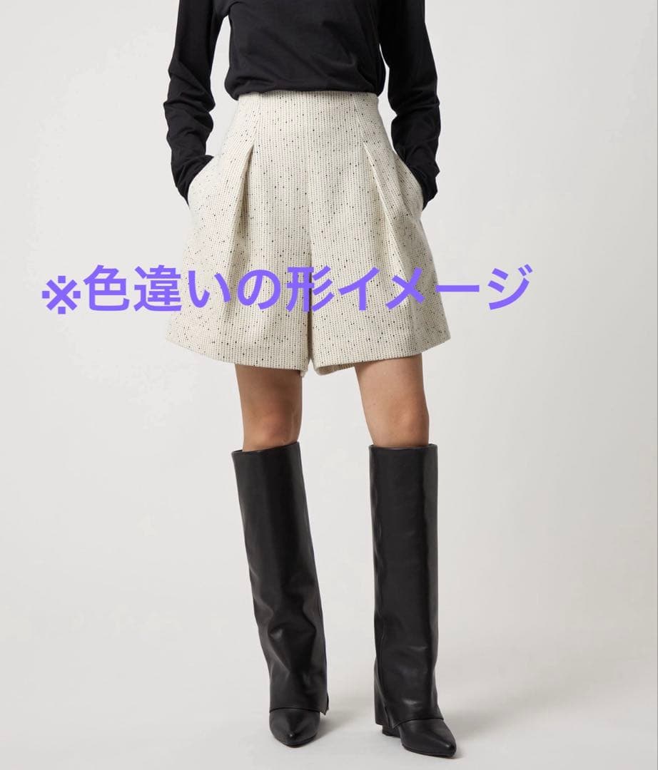 EMMEL REFINES EM ノットツイードライク ショートパンツ