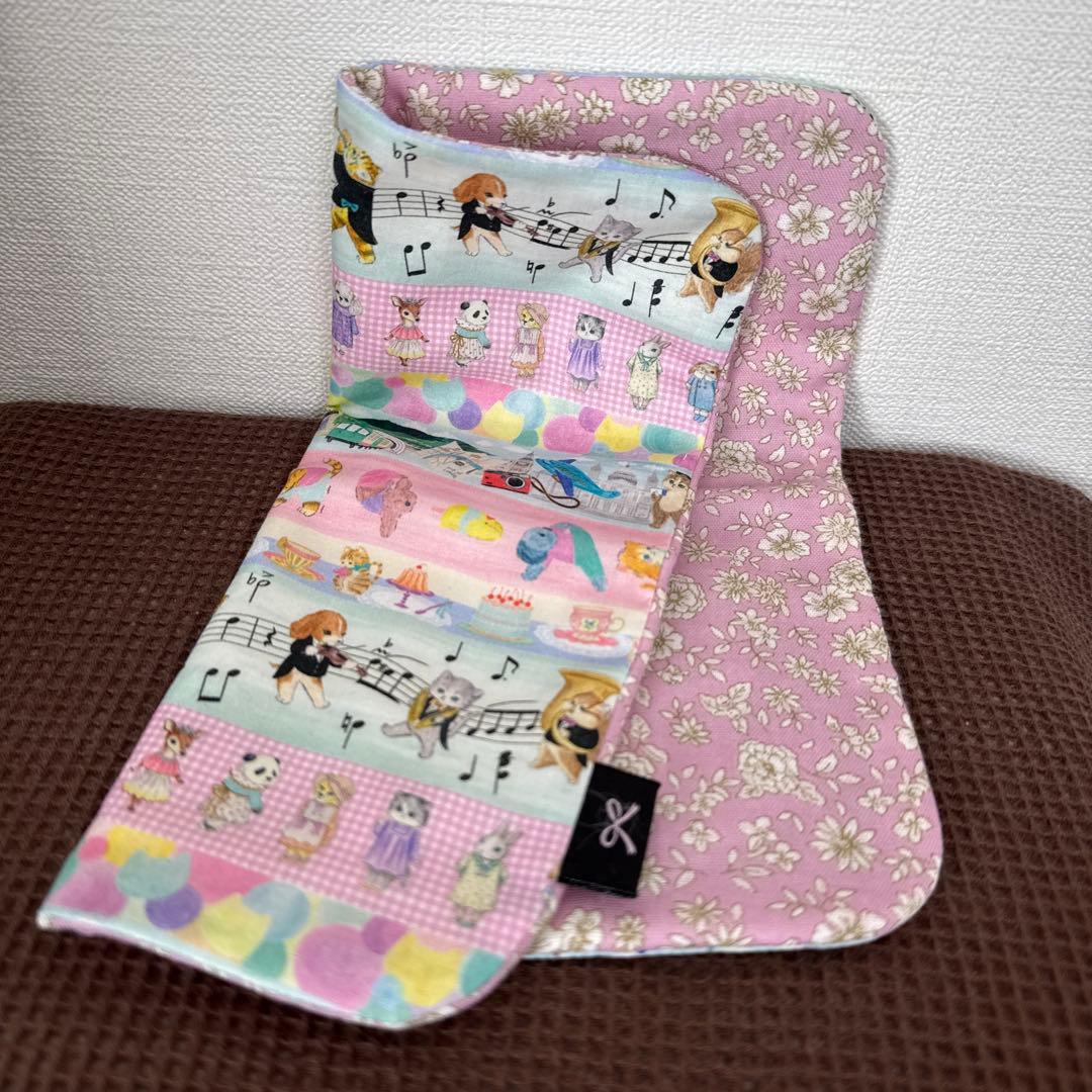 ハンドメイド ガーゼハンカチ ユキエモン - メルカリ