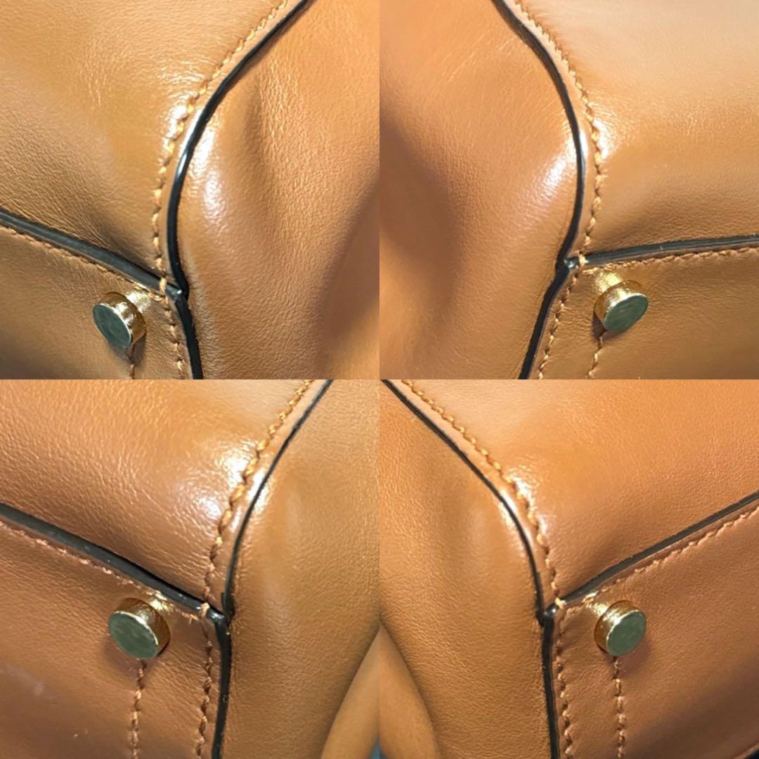 専用品JIMMY CHOO VARENNE キャメル 2WAYハンドバッグ