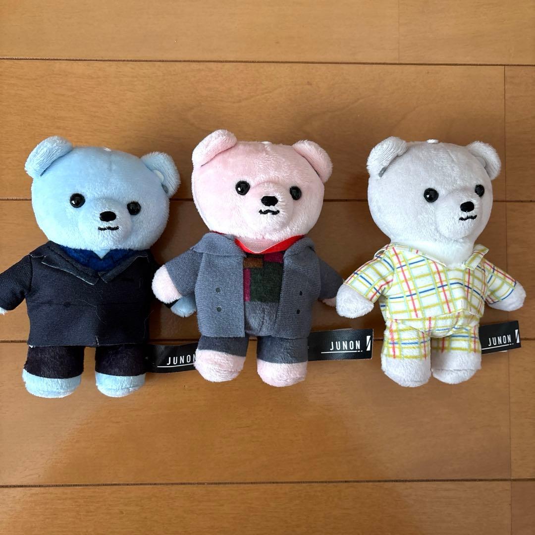 BE:FIRST JUNON ジュノン くま ぬいぐるみ 小 3個セット - メルカリ