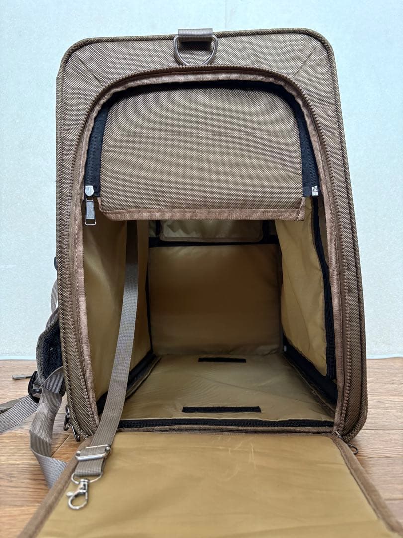 PET SOIEX ブラウンキャリーバッグ&カート 犬用品