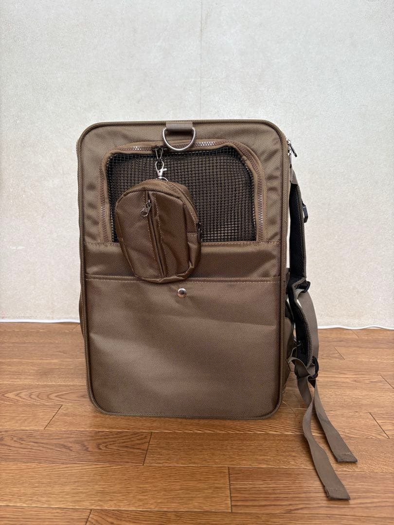 PET SOIEX ブラウンキャリーバッグ&カート 犬用品