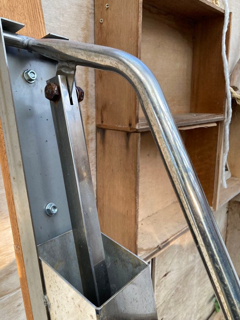 粘土押し出し機 壁取り付け ハンドル付きステンレススチール押し出し機