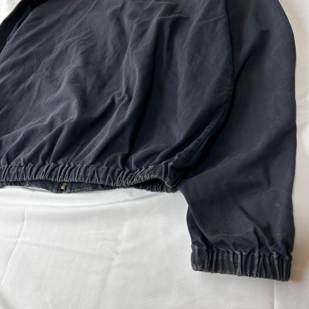 ラルフローレン 90s スイングトップ ネイビー L 胸元 ポニー 刺繍ロゴ