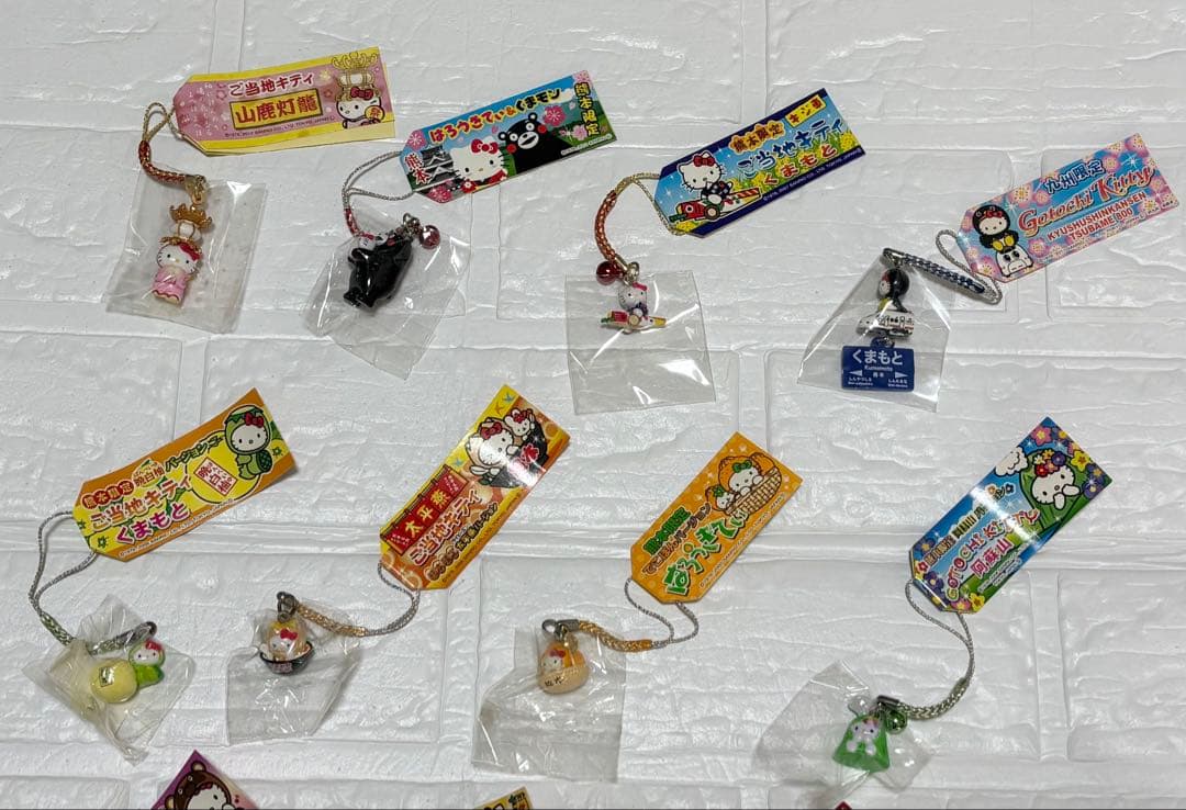 最終値下げハローキティ ご当地キティストラップ 15個セット（バラ売り不可）