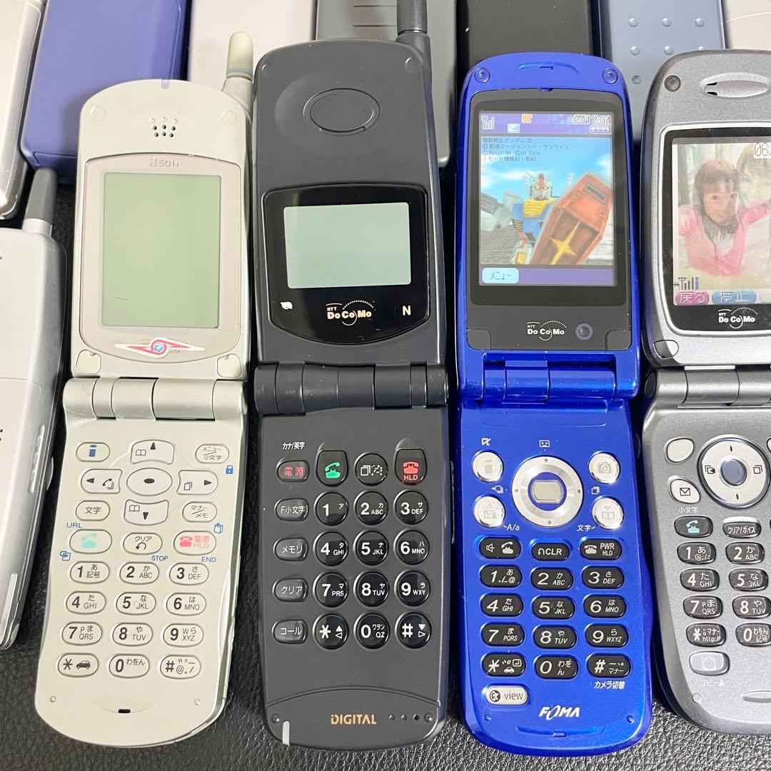 まとめて25点セット】モックアップ 販売店模型 携帯電話 ガラケー