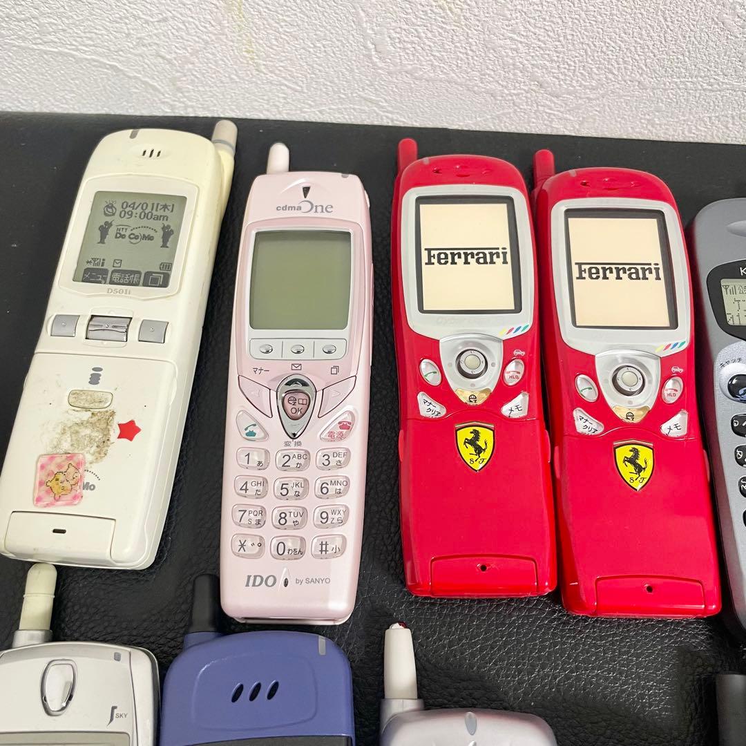 まとめて25点セット】モックアップ 販売店模型 携帯電話 ガラケー