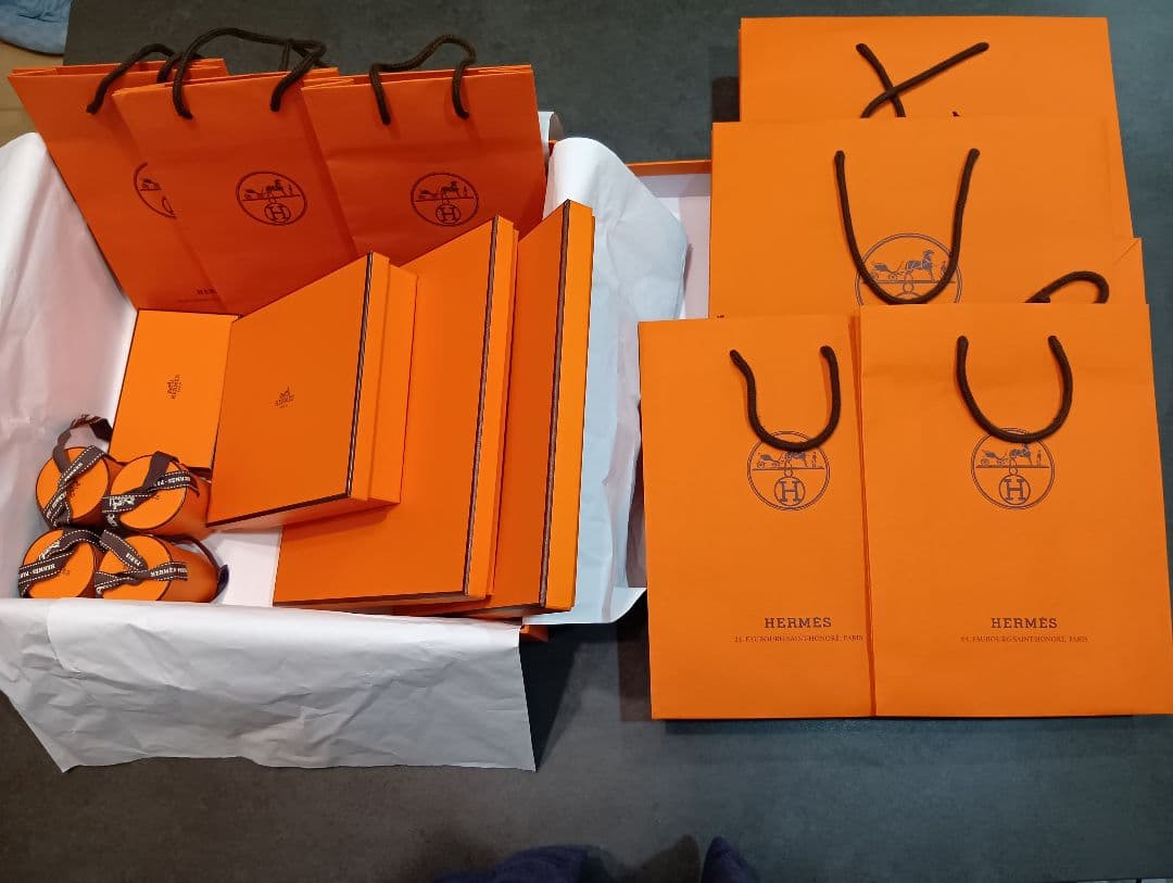 HERMESエルメスガーデンパーティーTPM用空箱美品 他小箱等計16