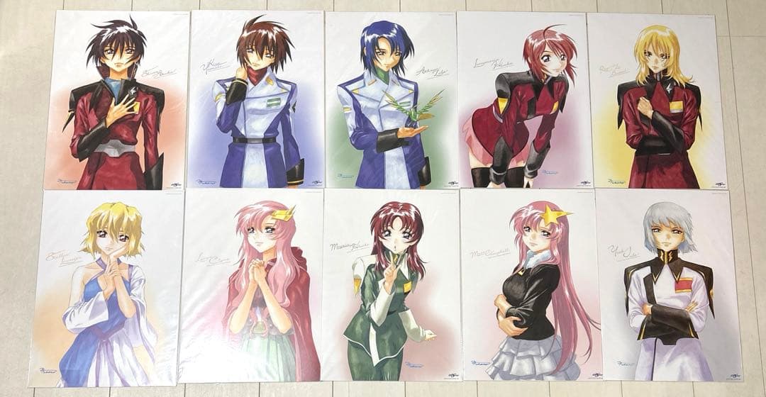 機動戦士ガンダムSEED DESTINYミニポスター9種類未開封セット 機動