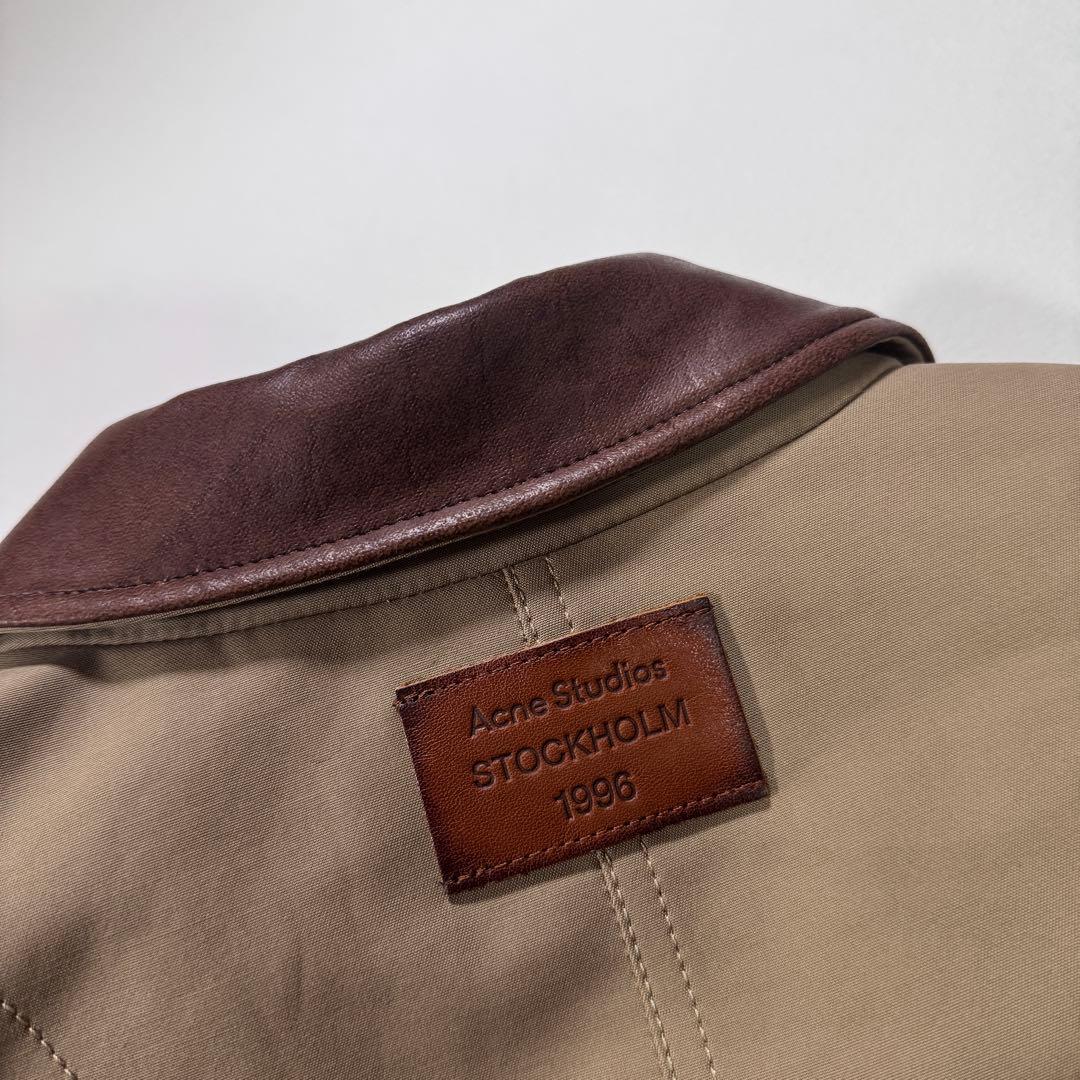 人気サイズ 46 Acne Studios ツイルジャケット カーキ - メルカリ