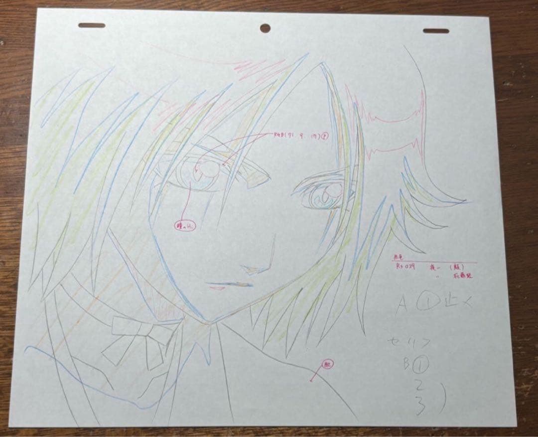 BLEACH セル画　夜一　アニメ　直筆　レイアウト