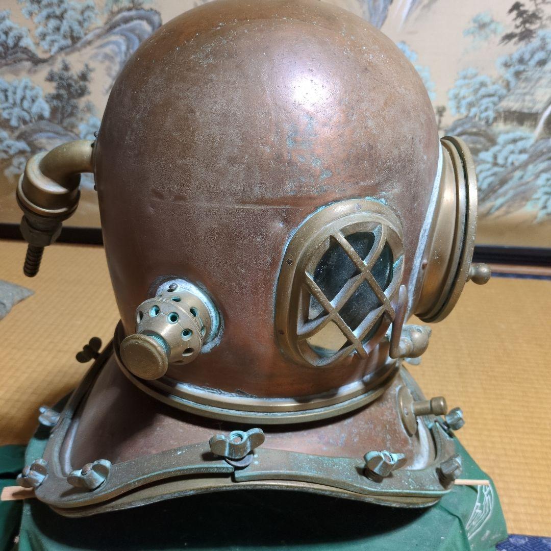 東亜潜水機製 銅製潜水ヘルメット アンティーク 骨董品 - メルカリ