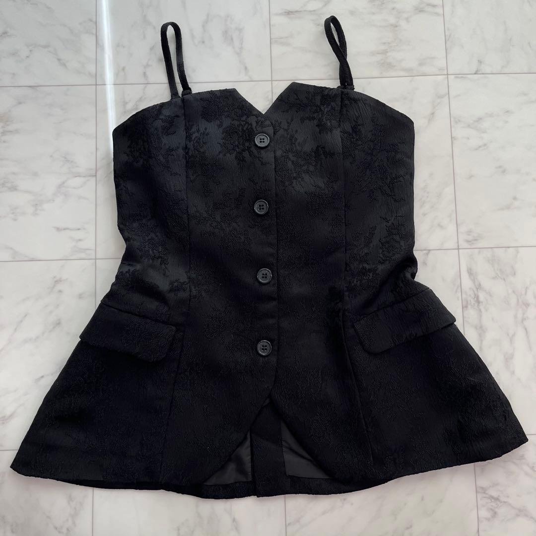 kana カナ　ジャガード セットアップ ヴィンテージライクパンツドレス M