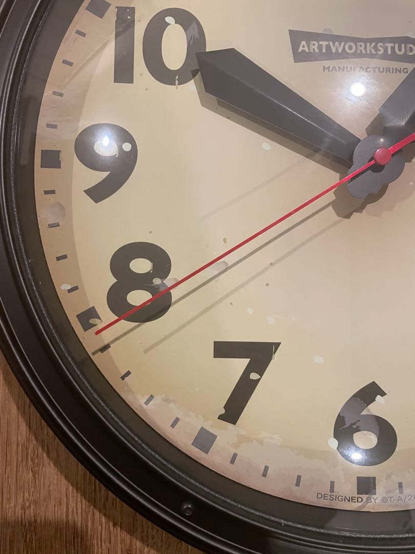 アートワークスタジオ 掛け時計 インダストリアル ビンテージ 関家具 好きな方