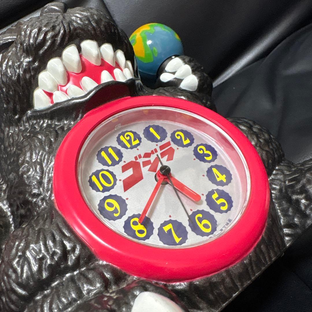 【激レアビンテージ希少】　ゴジラ目覚まし時計 昭和レトロ