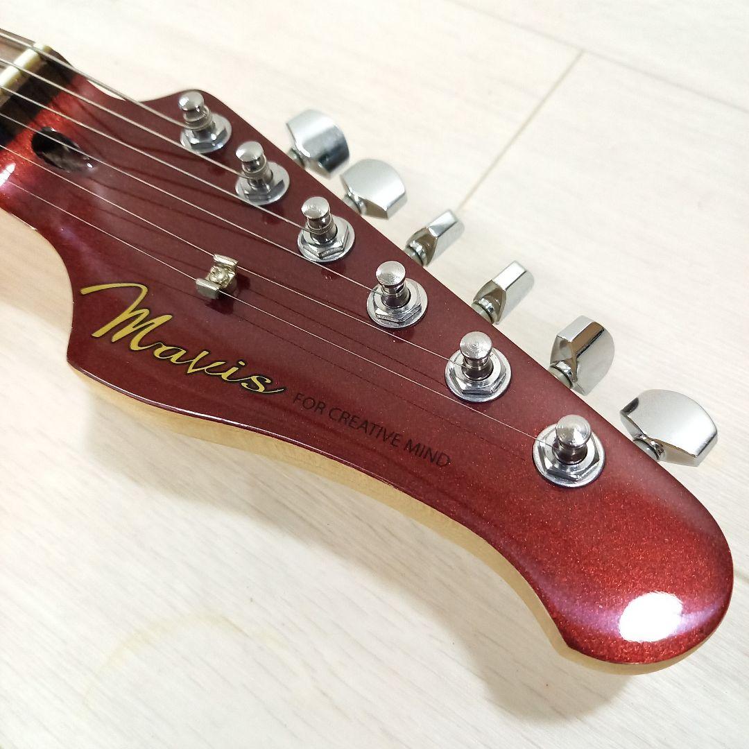 美品◎Mavis ストラトキャスター メタリックワインレッド メイビス