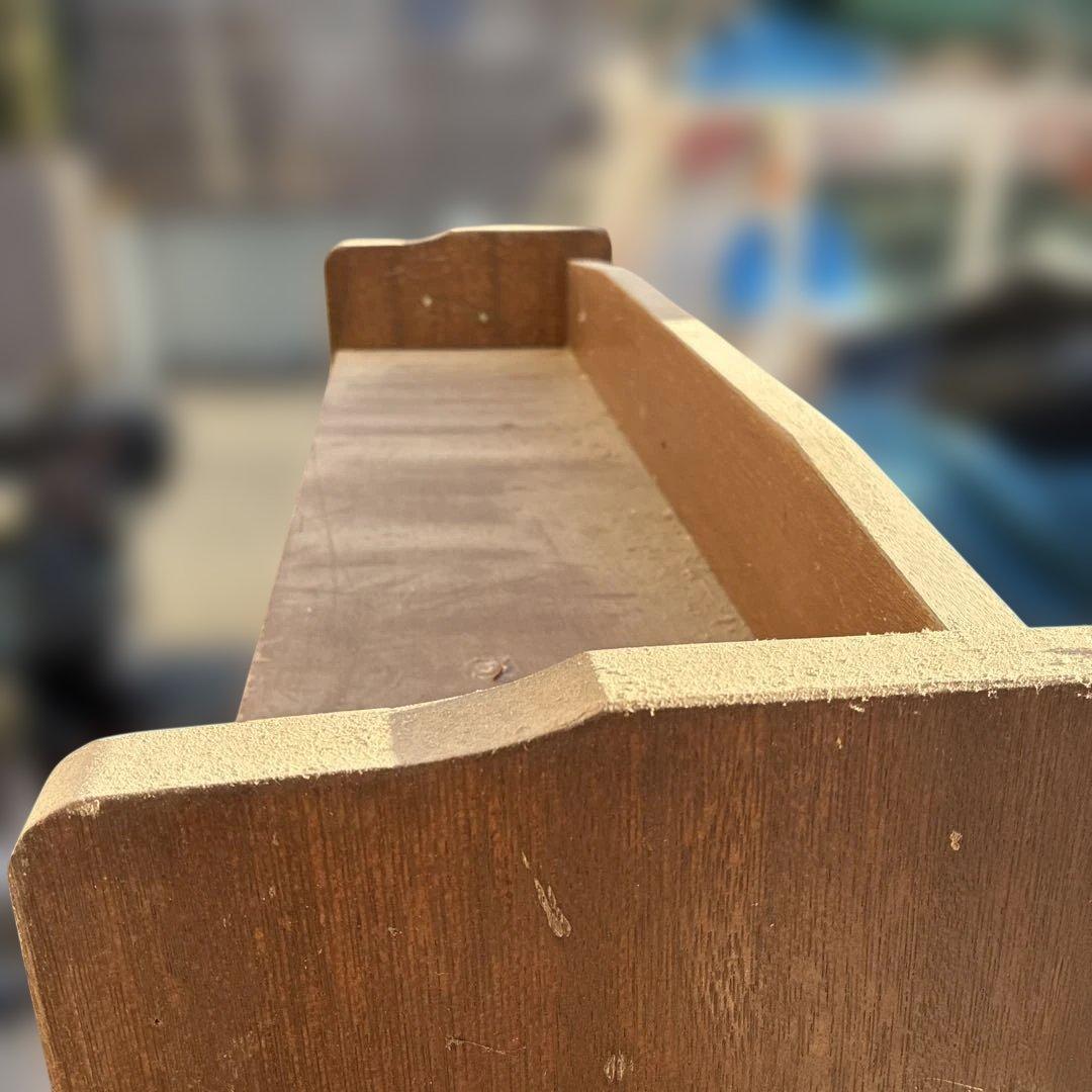 ヴィンテージレトロ 書棚 本棚 シェルフ 古家具 古道具 マイナスネジ6