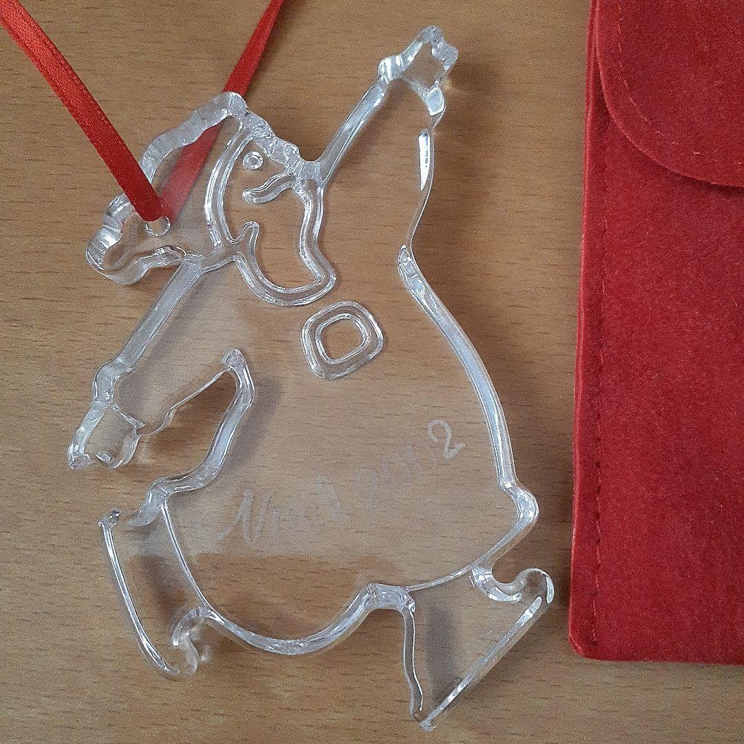 中川昭一元財務大臣から頂いたフランス土産 最新 Baccarat 限定ノエル2002