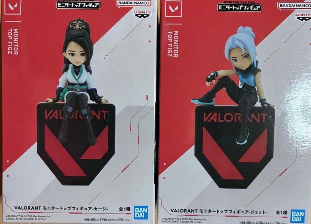 VALORANT モニタートップフィギュア-セージ・ジェット- 2種セット