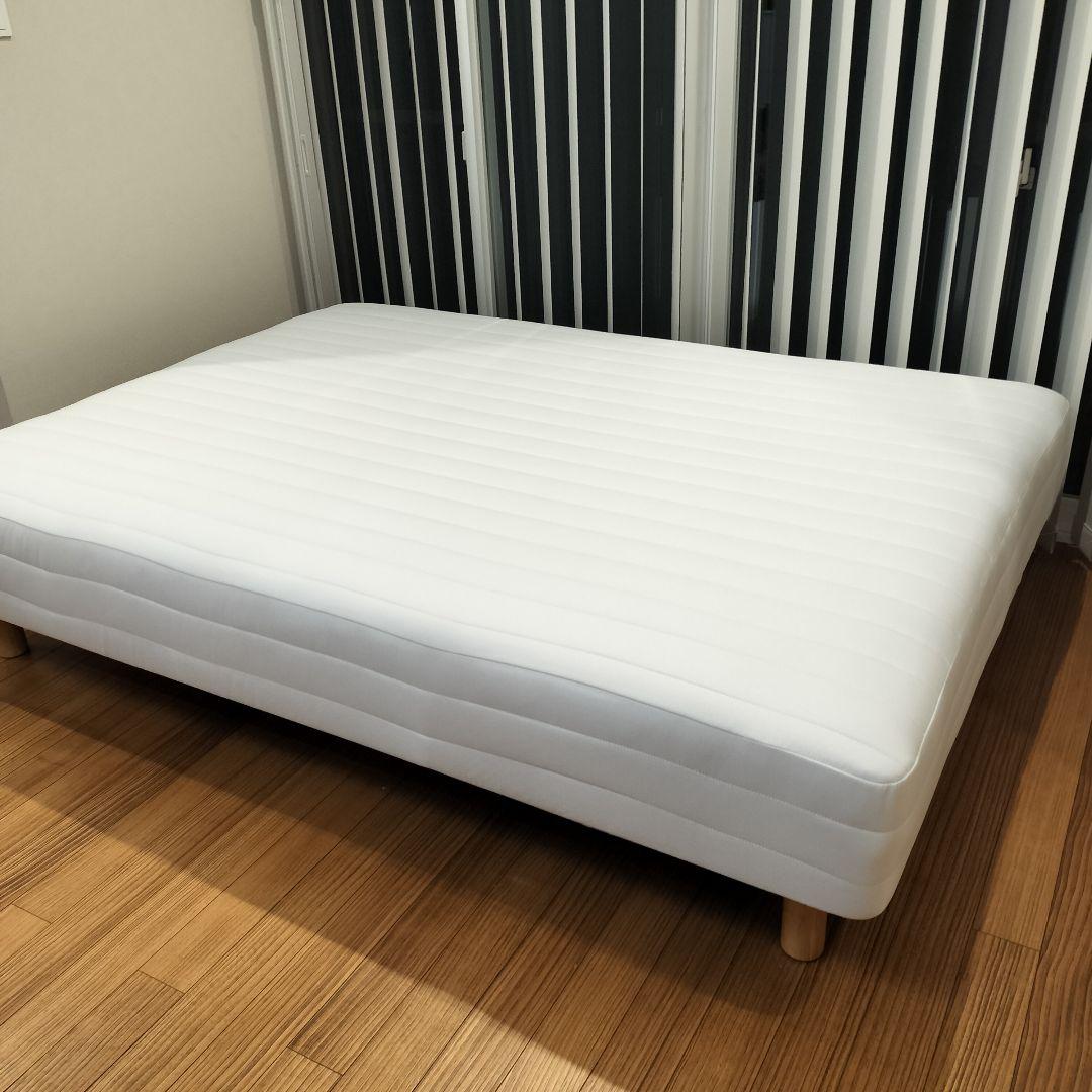 無印良品　脚付きマットレス　ダブル　引き取り可
